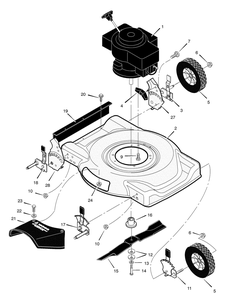 Part Location Diagram of F-030443L Murray Book, Instruction
